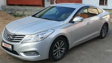 Дефлекторы окон (ветровики) Hyundai Grandeur V Sd 2011 (Хюндай Грандеур) Кобра Тюнинг